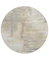 Addison Chantille Machine Washable Acn1340 8'x8' Round Area Rug