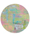 Addison Chantille Machine Washable Acn1342 8'x8' Round Area Rug