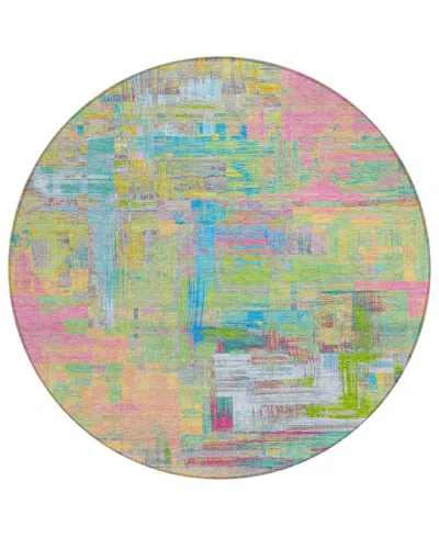 Addison Chantille Machine Washable Acn1342 8'x8' Round Area Rug