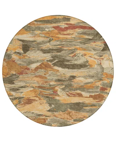 Addison Chantille Machine Washable Acn1345 8'x8' Round Area Rug