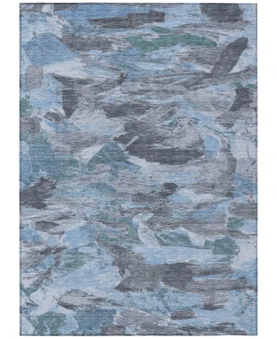Addison Chantille Machine Washable Acn1346 8'x10' Area Rug In Blue