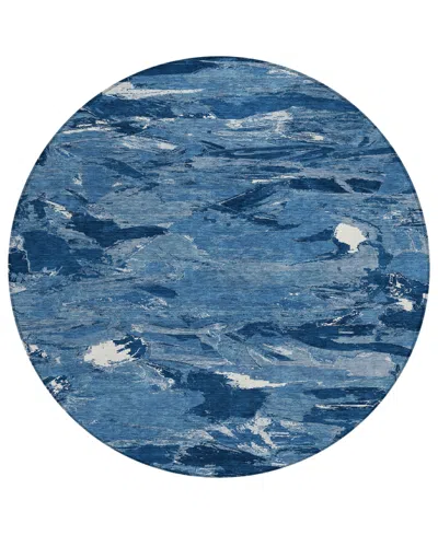 Addison Chantille Machine Washable Acn1349 8'x8' Round Area Rug