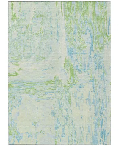 Addison Chantille Machine Washable Acn1352 8'x10' Area Rug In Green