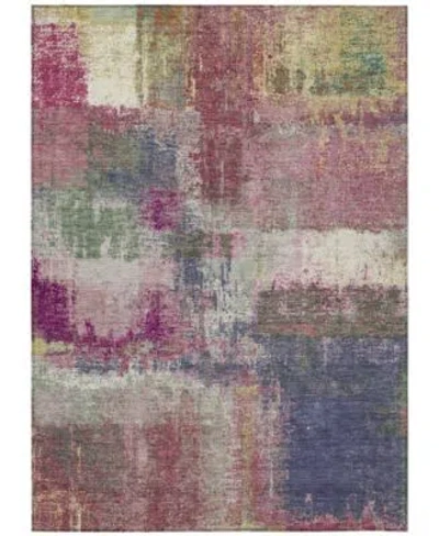 Addison Chantille Machine Washable Acn1354 Area Rug Collection In Pink