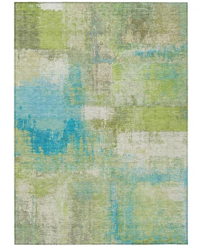 Addison Chantille Machine Washable Acn1356 9'x12' Area Rug In Green