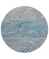 Addison Chantille Machine Washable Acn1368 8'x8' Round Area Rug