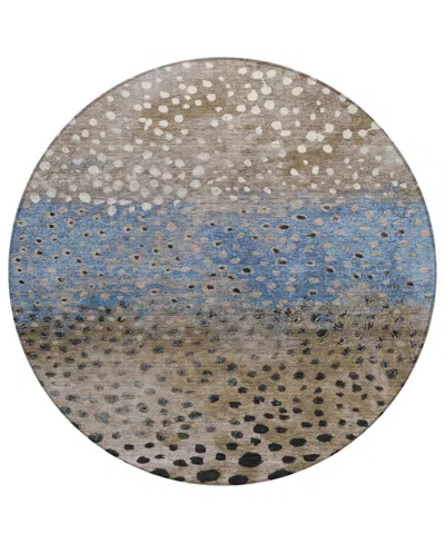 Addison Chantille Machine Washable Acn1369 8'x8' Round Area Rug