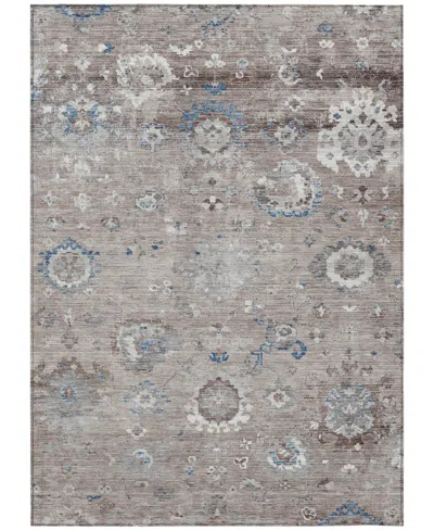 Addison Chantille Machine Washable Acn1374 2'6"x3'10" Area Rug In Brown