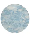 Addison Chantille Machine Washable Acn1383 8'x8' Round Area Rug