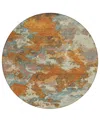 Addison Chantille Machine Washable Acn1385 8'x8' Round Area Rug