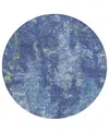 Addison Chantille Machine Washable Acn1391 8'x8' Round Area Rug