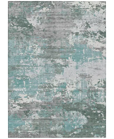 Addison Chantille Machine Washable Acn1396 5'x7'6" Area Rug In Green