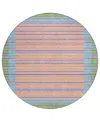 Addison Chantille Machine Washable Acn1403 8'x8' Round Area Rug