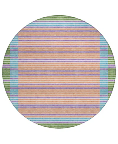 Addison Chantille Machine Washable Acn1403 8'x8' Round Area Rug