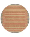 Addison Chantille Machine Washable Acn1406 8'x8' Round Area Rug