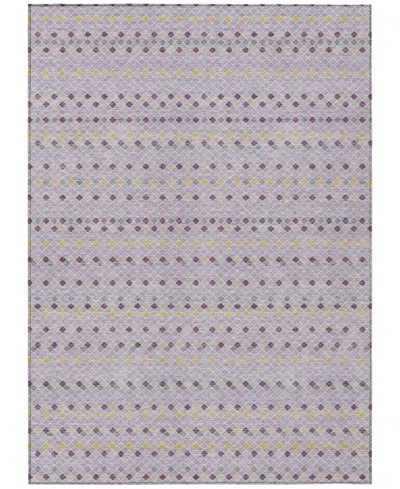Addison Chantille Machine Washable Acn1413 2'6"x3'10" Area Rug In Purple