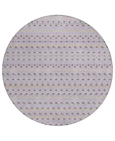 Addison Chantille Machine Washable Acn1413 8'x8' Round Area Rug