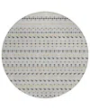 Addison Chantille Machine Washable Acn1417 8'x8' Round Area Rug