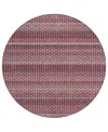 Addison Chantille Machine Washable Acn1421 8'x8' Round Area Rug