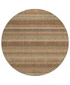Addison Chantille Machine Washable Acn1424 8'x8' Round Area Rug