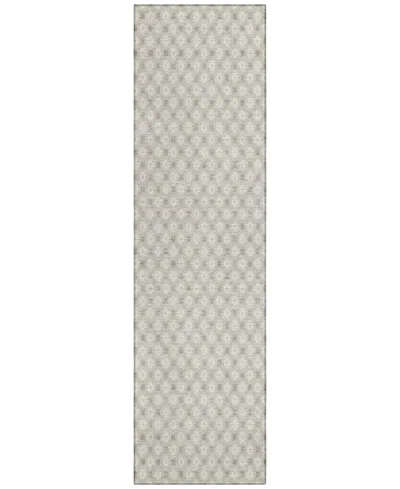 Addison Chantille Machine Washable Acn1428 2'3"x7'6" Runner Area Rug In Sand