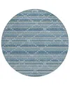 Addison Chantille Machine Washable Acn1437 8'x8' Round Area Rug