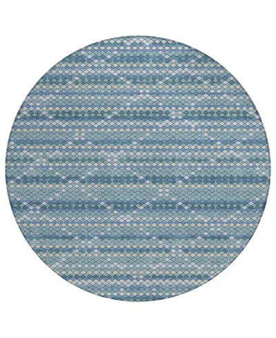 Addison Chantille Machine Washable Acn1437 8'x8' Round Area Rug