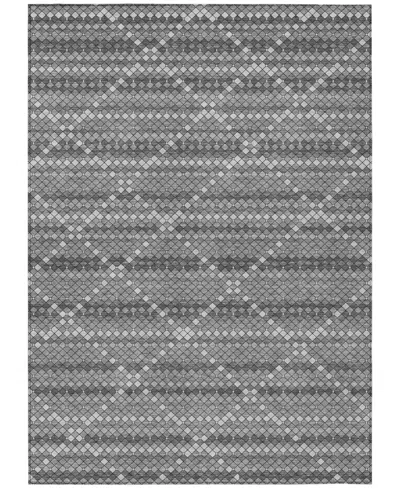 Addison Chantille Machine Washable Acn1438 5'x7'6" Area Rug In Gray