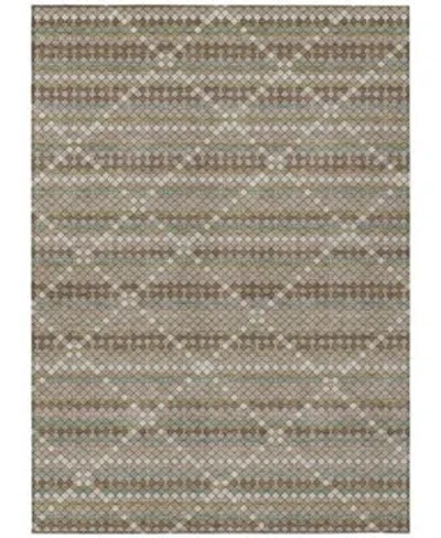 Addison Chantille Machine Washable Acn1441 Area Rug Collection In Brown