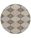 Addison Chantille Machine Washable Acn1444 8'x8' Round Area Rug