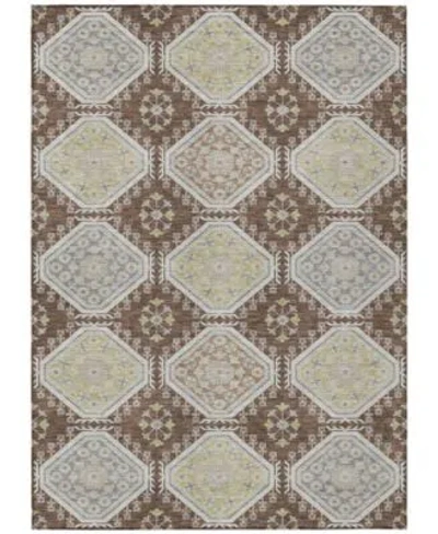 Addison Chantille Machine Washable Acn1444 Area Rug Collection In Brown