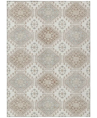 Addison Chantille Machine Washable Acn1445 10'x14' Area Rug In White