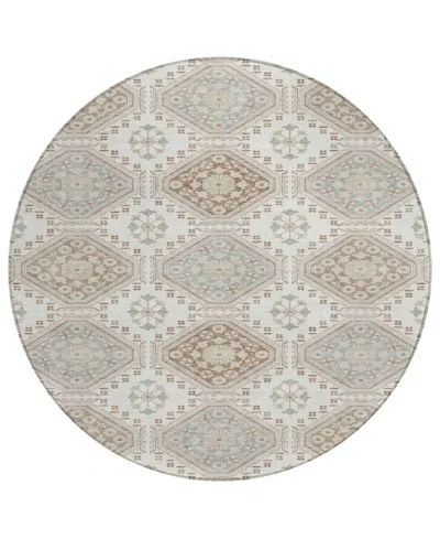 Addison Chantille Machine Washable Acn1445 8'x8' Round Area Rug