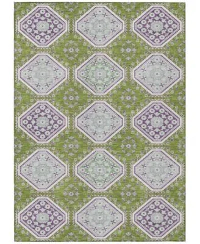Addison Chantille Machine Washable Acn1446 Area Rug Collection In Green