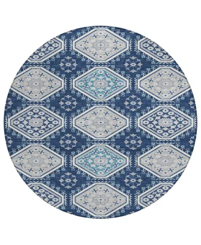 Addison Chantille Machine Washable Acn1447 8'x8' Round Area Rug
