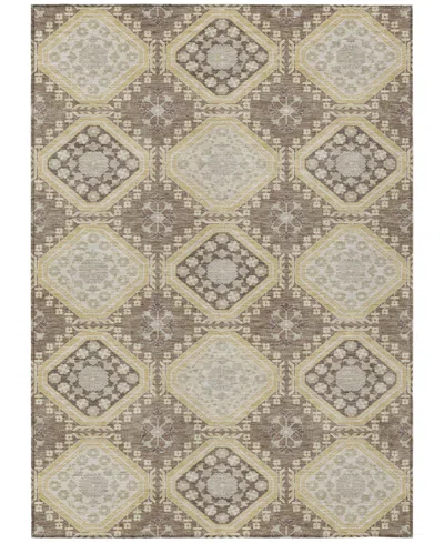 Addison Chantille Machine Washable Acn1450 2'6"x3'10" Area Rug In Brown