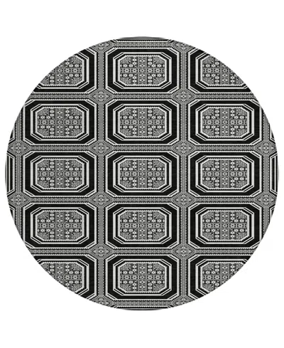 Addison Chantille Machine Washable Acn1452 8'x8' Round Area Rug