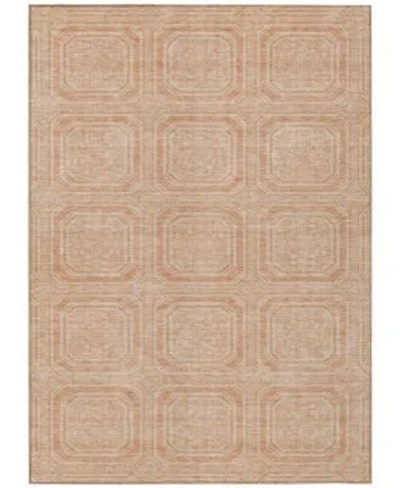 Addison Chantille Machine Washable Acn1460 Area Rug Collection In Orange