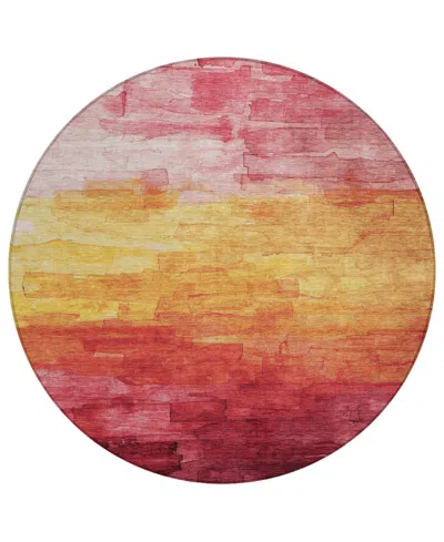 Addison Chantille Machine Washable Acn1465 8'x8' Round Area Rug