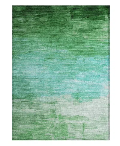 Addison Chantille Machine Washable Acn1467 5'x7'6" Area Rug In Green