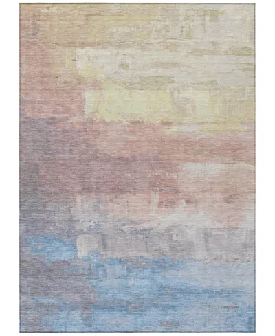 Addison Chantille Machine Washable Acn1474 9'x12' Area Rug In Sand