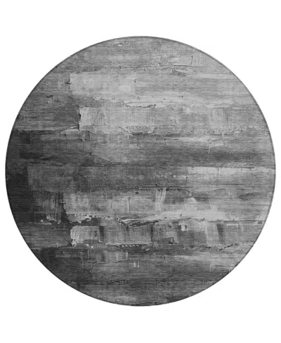Addison Chantille Machine Washable Acn1475 8'x8' Round Area Rug