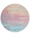 Addison Chantille Machine Washable Acn1480 8'x8' Round Area Rug