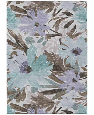 Addison Chantille Machine Washable Acn1486 2'6"x3'10" Area Rug In Brown