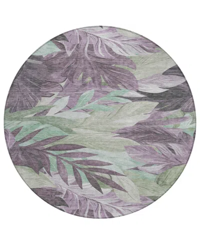 Addison Chantille Machine Washable Acn1495 8'x8' Round Area Rug