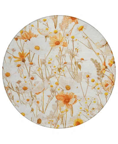 Addison Chantille Machine Washable Acn1500 8'x8' Round Area Rug