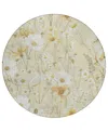 Addison Chantille Machine Washable Acn1505 8'x8' Round Area Rug