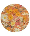 Addison Chantille Machine Washable Acn1510 8'x8' Round Area Rug