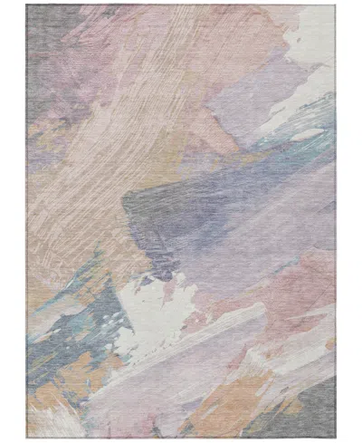 Addison Chantille Machine Washable Acn1513 10'x14' Area Rug In Pink