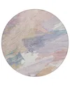 Addison Chantille Machine Washable Acn1513 8'x8' Round Area Rug
